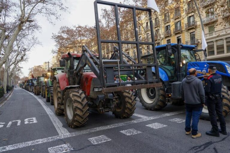 Tercer día de protesta de los agricultores