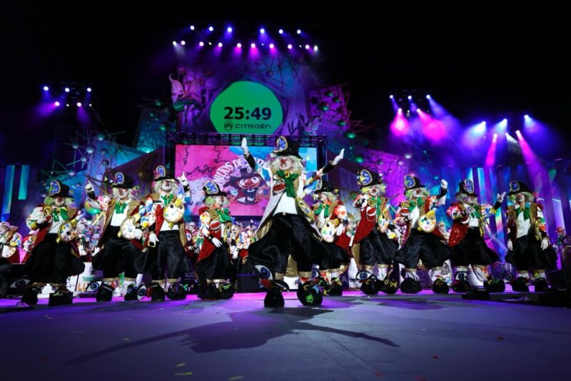 Final del concurso de murgas del Carnaval de Las Palmas de Gran Canaria