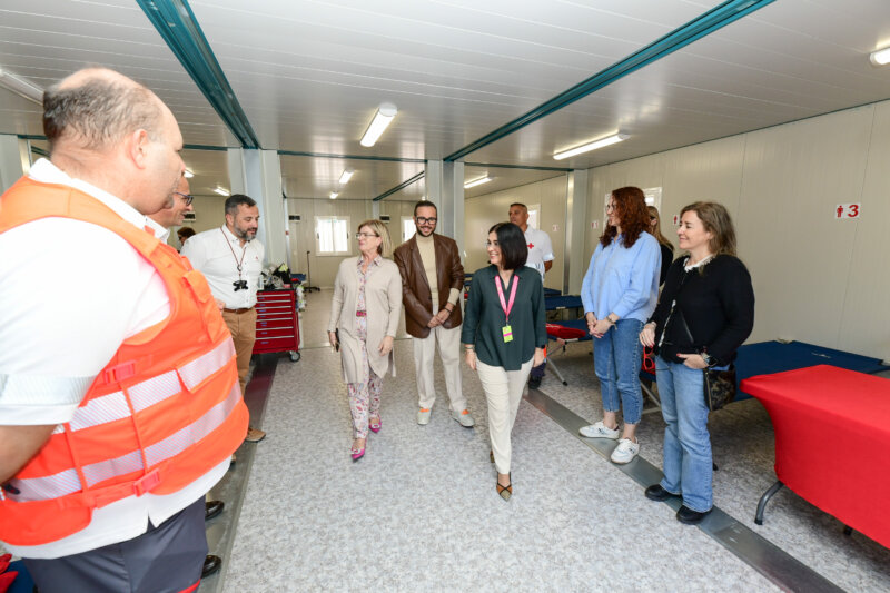Dispositivo sanitario: Visita al Hospitalito del Carnaval. Imagen Ayuntamiento de Las Palmas de Gran Canaria