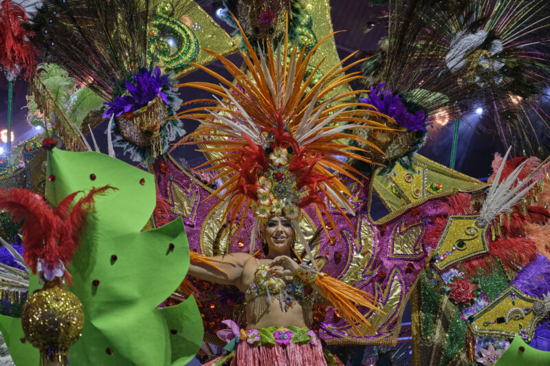Diana Concepción Santana Mesa, candidata 6 a Reina del Carnaval de Santa Cruz de Tenerife 2024 / RTVC