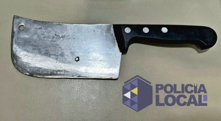 Detenido por intentar agredir a su pareja con un machete en Santa Cruz de Tenerife