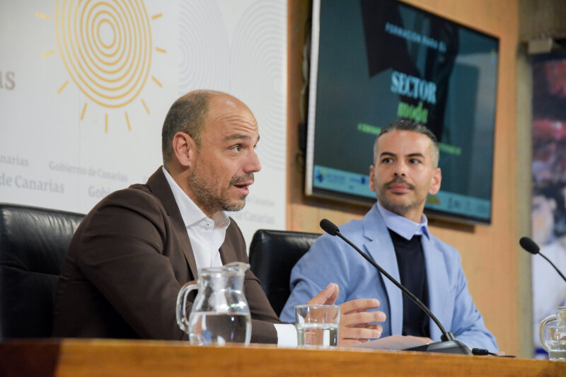 Imagen de la presentación del programa de Formación para el sector Moda. Foto Gobierno de Canarias