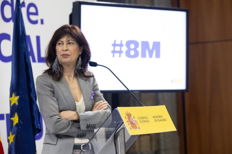 Se destinan más de 10 millones a Canarias para luchar contra la violencia de género. (ARCHIVO) Ana Redondo, ministra de Igualdad. Eduardo Parra / Europa Press