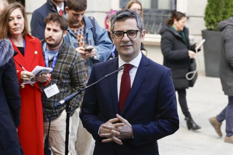 Bolaños dice que la ley de amnistía es “una buena noticia para Cataluña y para toda España”