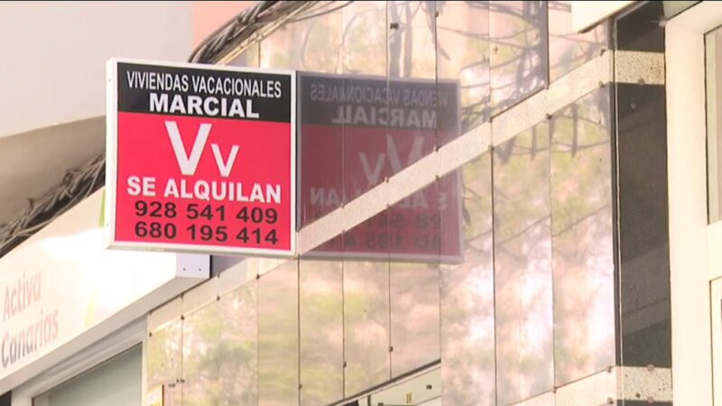 Viviendas de alquiler vacacional en Pájara. Imagen RTVC