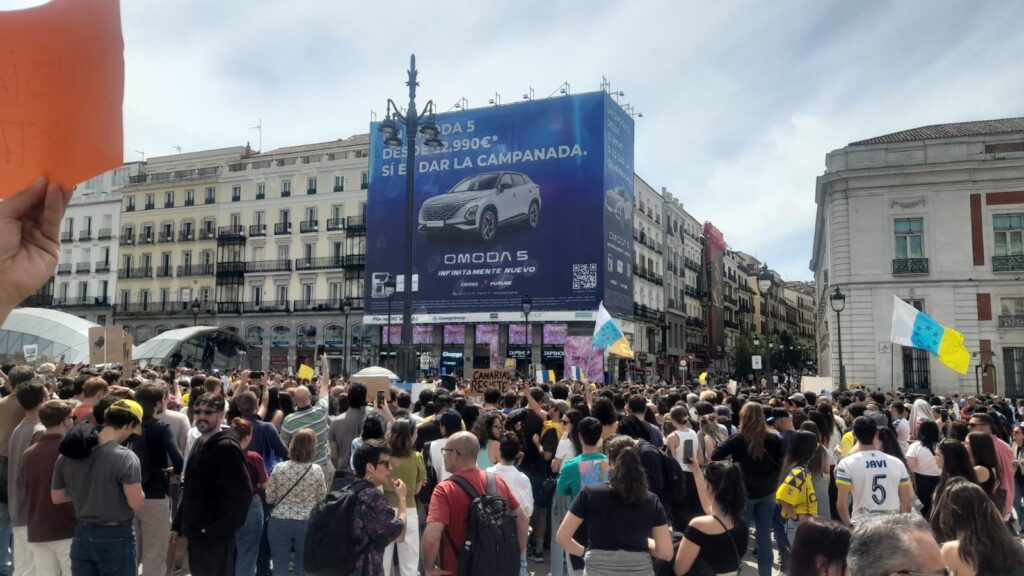 'Canarias tiene un límite' en imágenes Madrid