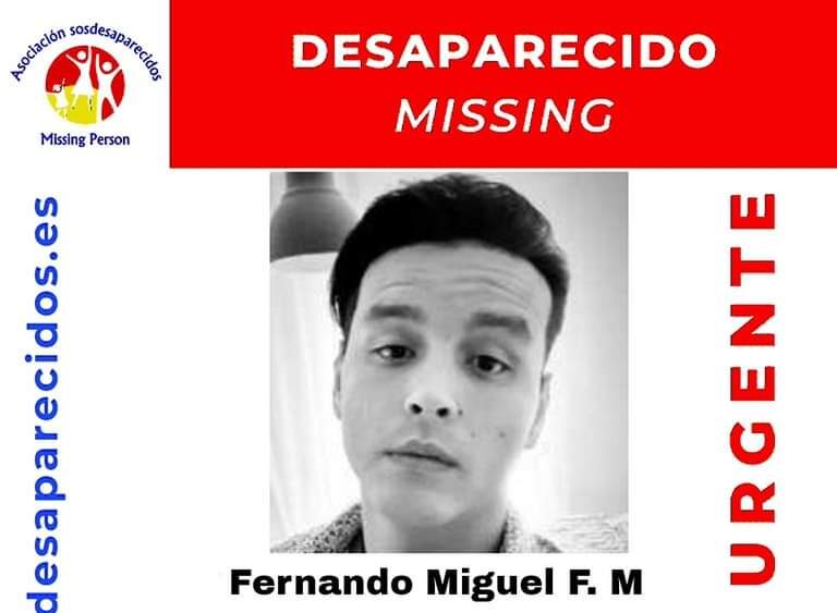 Se busca a Fernando Miguel, desaparecido en Granadilla de Abona