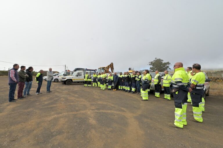 El Cabildo de El Hierro destina 40 personas para el mantenimiento de sus carreteras
