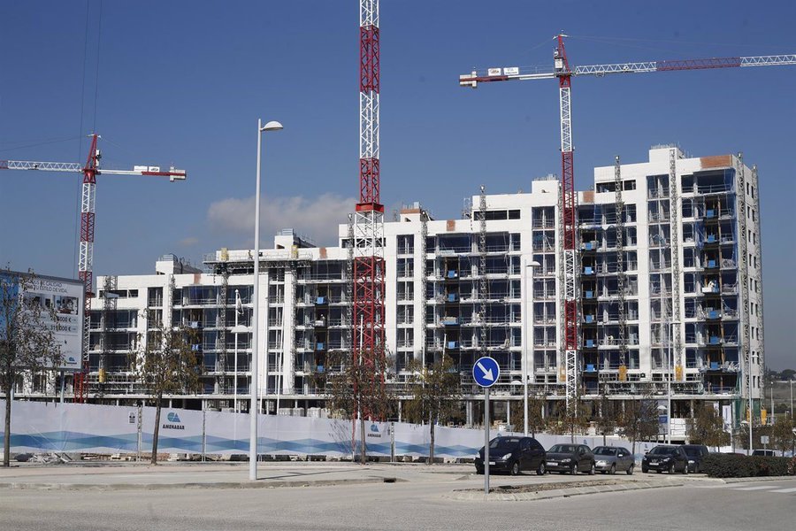 Un edificio en construcción. Imagen de recurso Europa Press