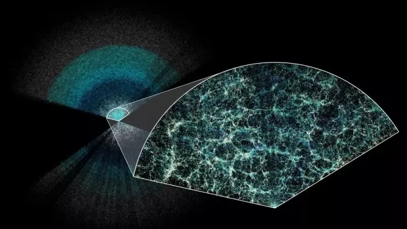 Mapa 3D del universo creado por el proyecto DESI