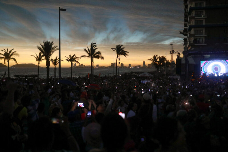 Eclipse de Sol visto en Mazatlan, México