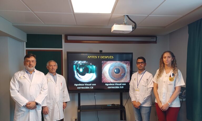 El Hospital Insular realiza exitosamente un implante de iris artificial