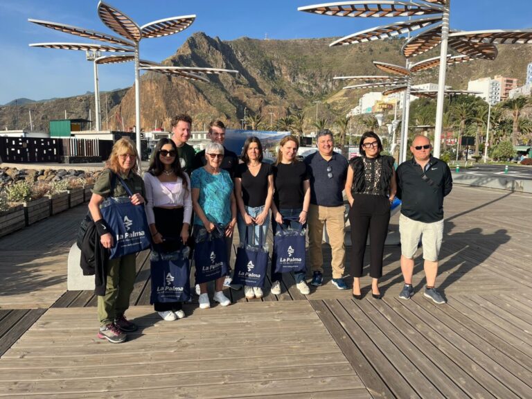 Un grupo de agentes de viajes de Zúrich acude a La Palma para conocer sus atractivos turísticos