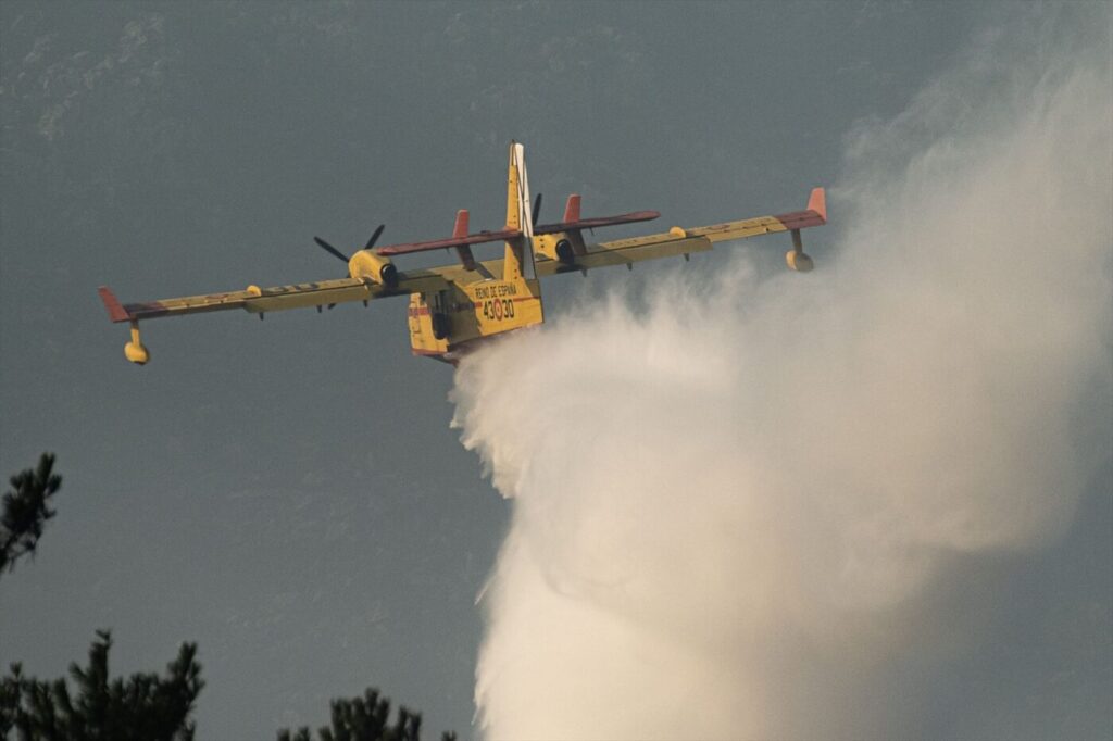 Medio aéreo contra incendios forestales. Imagen de recurso Europa Press