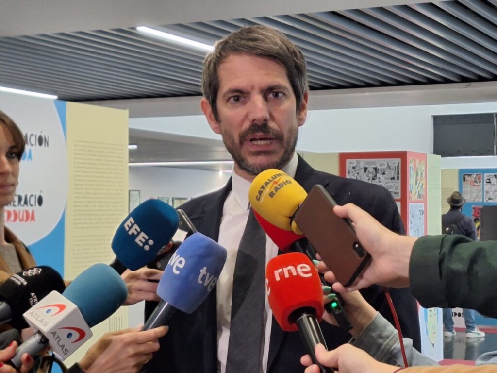 El ministro de Cultura, Ernest Urtasun