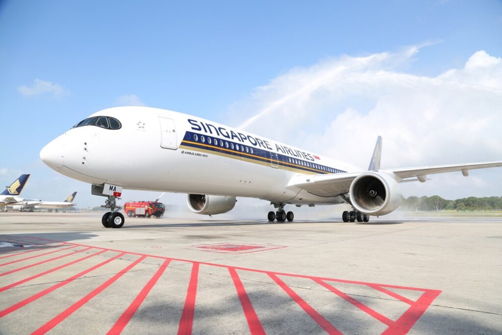 Avión Singapur Airlines