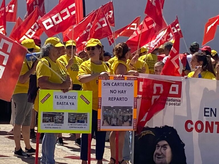 Trabajadores de Correos denuncian el colapso que sufre el servicio portal en el sur de Tenerife
