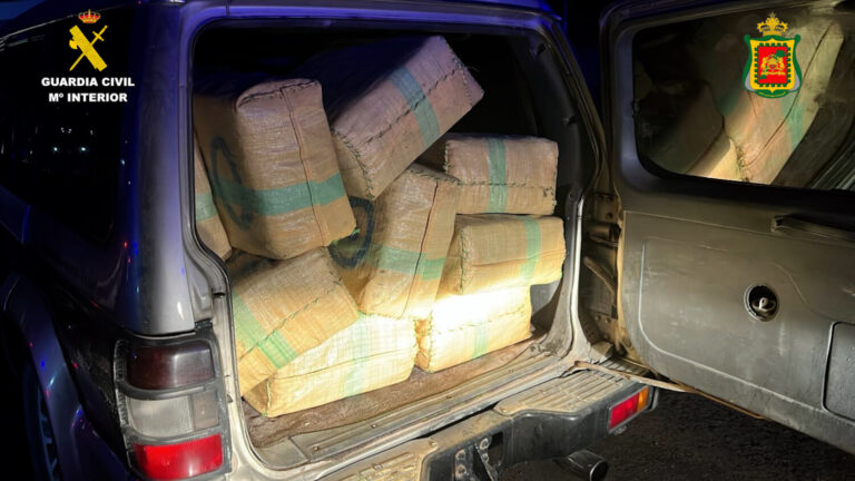 Interceptados 2.185 Kilos de hachís en la costa de Granadilla de Abona, en Tenerife