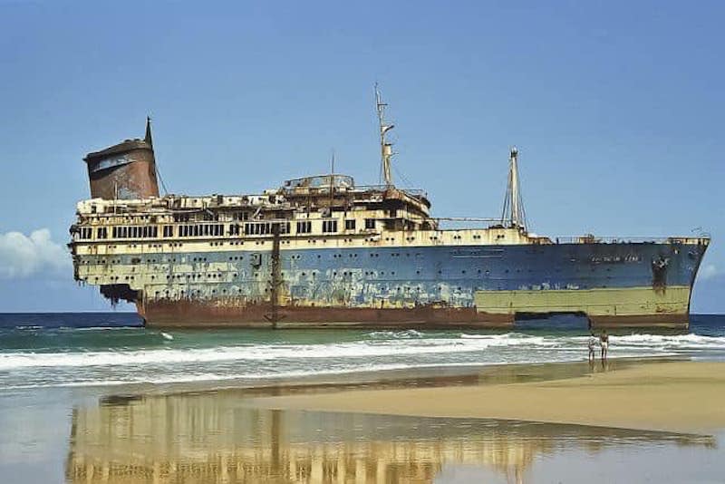 Imagen de archivo del American Star encallado en Fuerteventura / Archivo