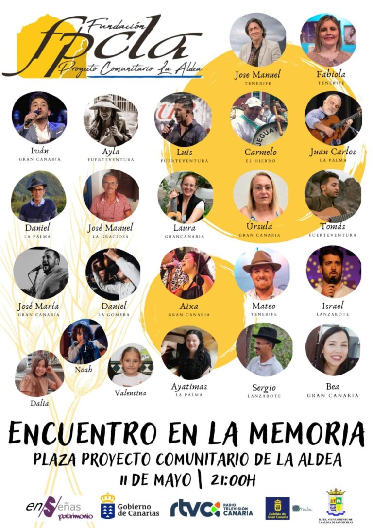 La música tradicional canaria protagoniza este sábado el ‘Encuentro en la memoria’