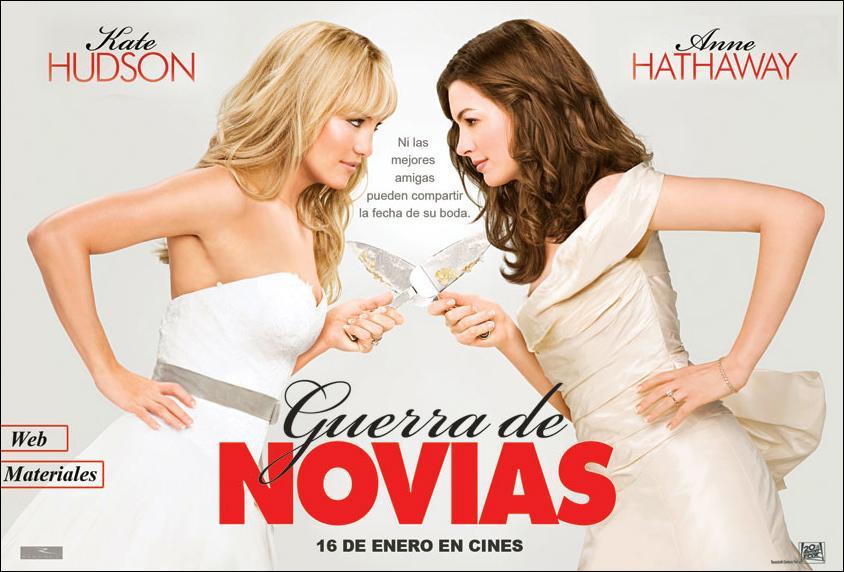 'Guerra de novias', una comedia romántica con Anne Hathaway, este jueves en TVC