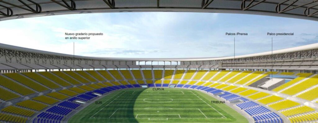 Proyecto de reforma del Estadio de Gran Canaria presentado por el Cabildo de Gran Canaria