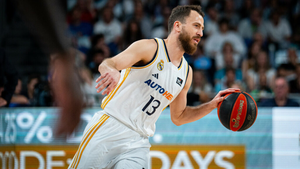 El tinerfeño Sergio Rodríguez juega en las filas del Real Madrid de baloncesto / ACB