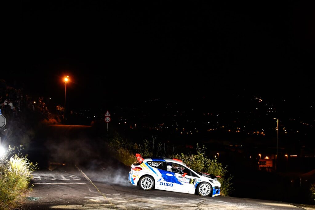 Enrique Cruz-Yeray Mujica, primeros líderes del X Rally Ciudad de La Laguna