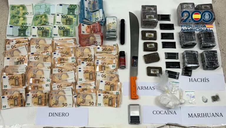 Cuatro detenidos por vender sustancias estupefacientes en un restaurante de Arona