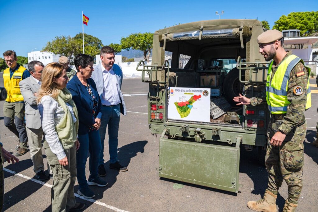 Los Militares ya patrullan en los montes de Tenerife