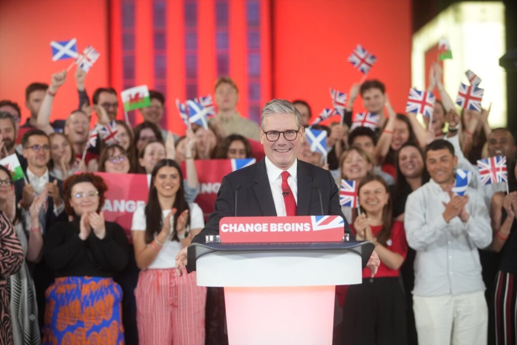 El líder del Partido Laborista británico, Keir Starmer. Imagen Jeff Moore/PA Wire/dpa/Europa Press
