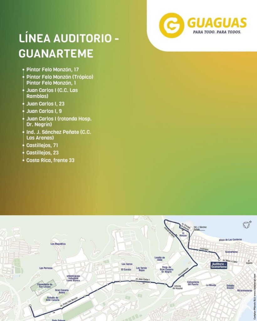 Desde la organización del Granca Live Fest han organizado un dispositivo especial de movilidad sostenible con líneas de guagua especiales habilitadas por Guaguas Municipales y Global.