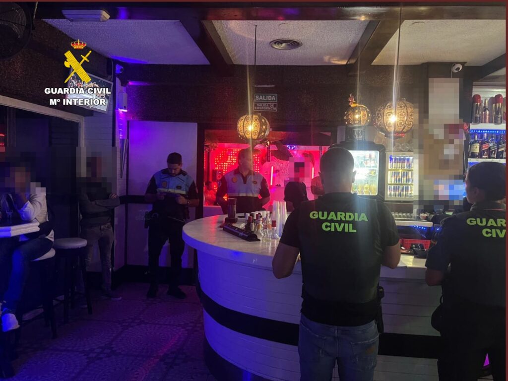 La Operación Policial se realizó. en conjunto entre la Guardia Civil y la Policía Local de Pájara / Guardia Civil