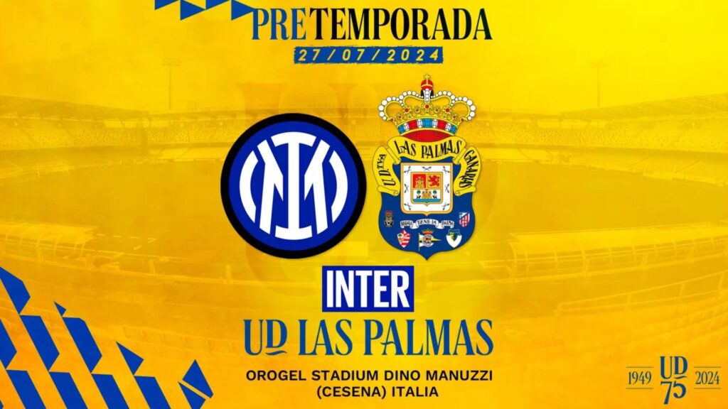 Amistoso ante el Inter de Milán en Italia el 27 de julio. Imagen UD Las Palmas