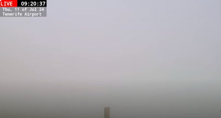 La niebla en el aeropuerto de Tenerife Norte provoca retrasos