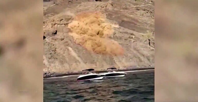 Un desprendimiento en Masca, Tenerife, sorprende a los testigos