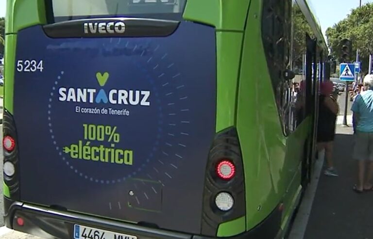 Nuevas guaguas 100% eléctricas en Santa Cruz de Tenerife