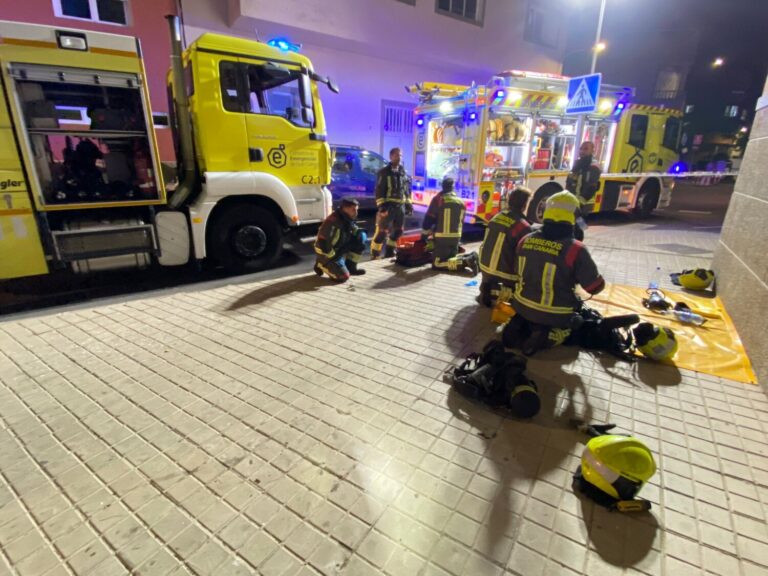 Evacuada por el incendio de su vivienda, en Gran Canaria