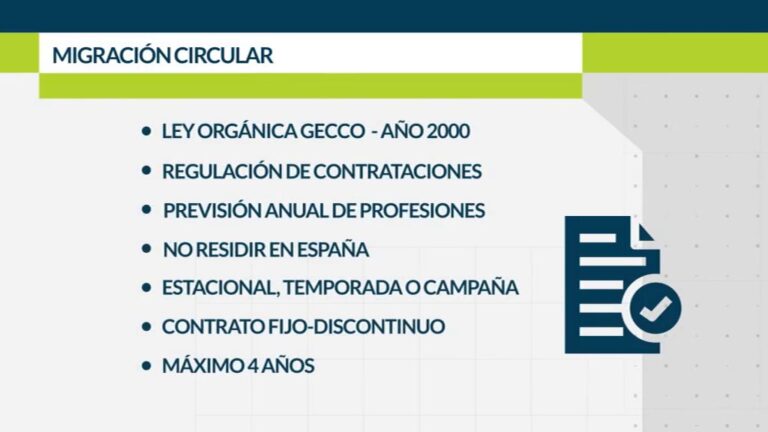 Siete países tienen firmado el acuerdo de migración circular con España