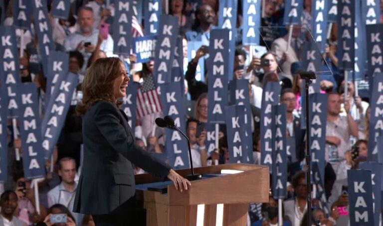 Kamala Harris, oficialmente la candidata demócrata a la Casa Blanca