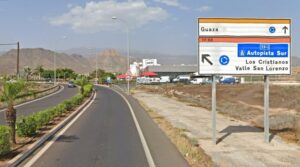 La carretera más peligrosa de Canarias para adelantar