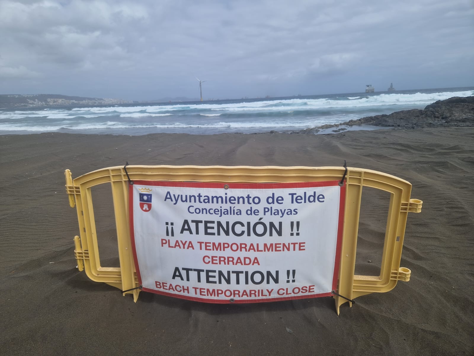 Se rebaja de alerta a prealerta la situación por contaminación marina en Telde, en Gran Canaria