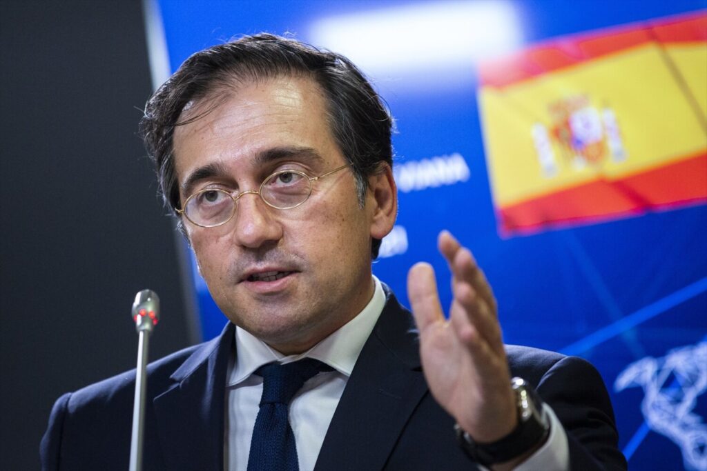 El Ministro de Asuntos Exteriores, Unión Europea y Cooperación, José Manuel Albares
