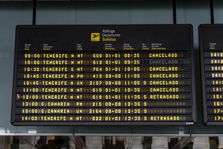 Los aeropuertos de Canarias operan 1.198 vuelos en la operación retorno