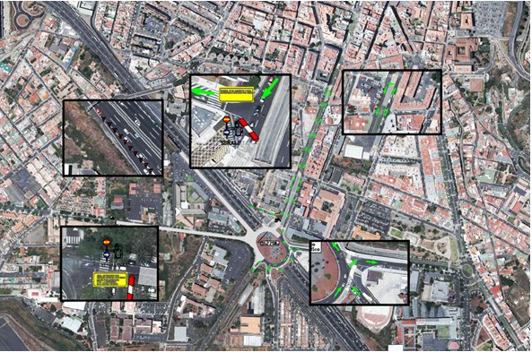 Desvíos de tráfico por el montaje del cuarto módulo del Anillo Peatonal de Padre Anchieta