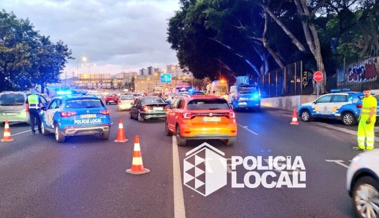 Herido tras ser atropellado en Santa Cruz de Tenerife