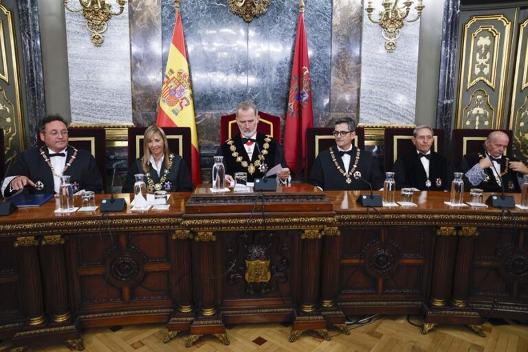 Perelló, en la apertura del curso judicial, pide a los partidos respetar el trabajo de los jueces