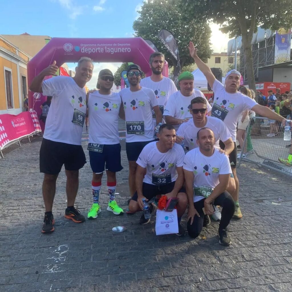 Algunos de los participantes de RTVC en la carrera de El Cristo / RTVC
