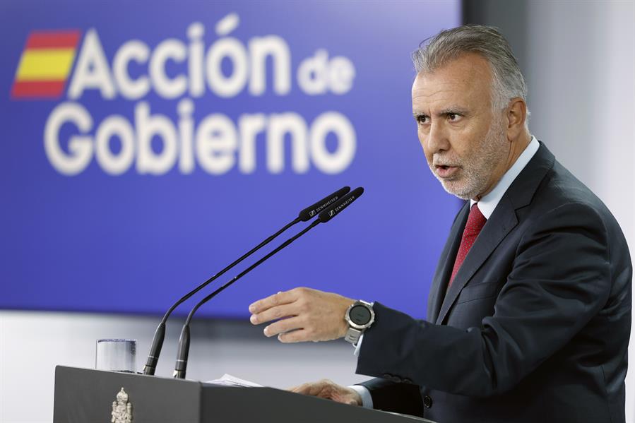 El ministro de Política Territorial y Memoria Democrática, Ángel Víctor Torres. Imagen EFE