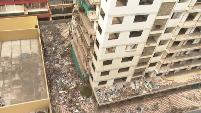Los vecinos piden la demolición del Edificio Iders en Puerto de la Cruz